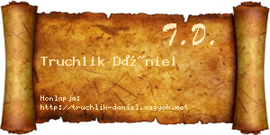 Truchlik Dániel névjegykártya